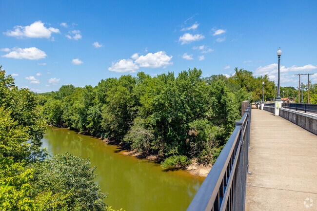The Duck River runs through Columbia.