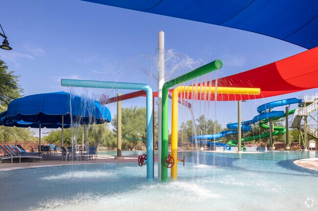 The pool at Anthem Parkside Community Center in Anthem at Merrill Ranch has fun of all.