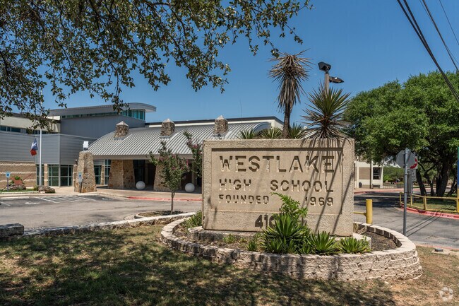 Westlake High School serves West Lake Hills families.