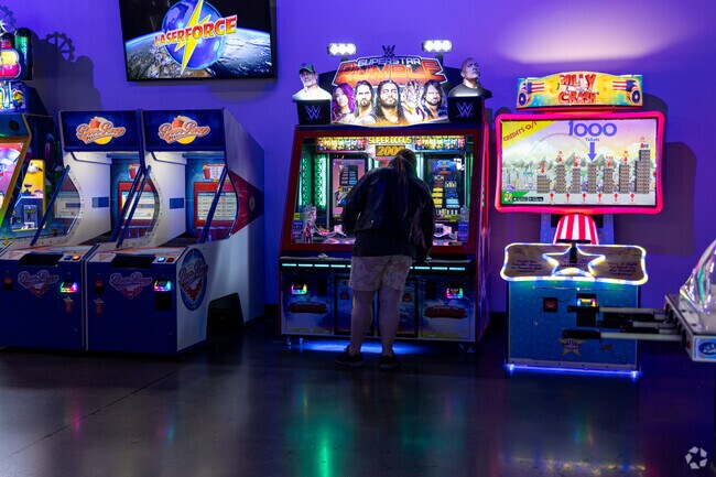 If you live in Northridge Estates, you can play all the games you want at Scene 75.