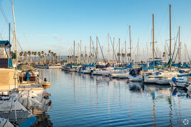 Yachts and boats are parked yearlong at King Harbor Marina in Redondo Beach.