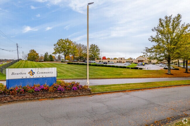 Bourbon community hospital is only about 15min outside of Jimtown neighborhood.