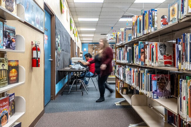 The nearby Howard Rowe Library is a haven for book lovers in Arrowhead Farms.