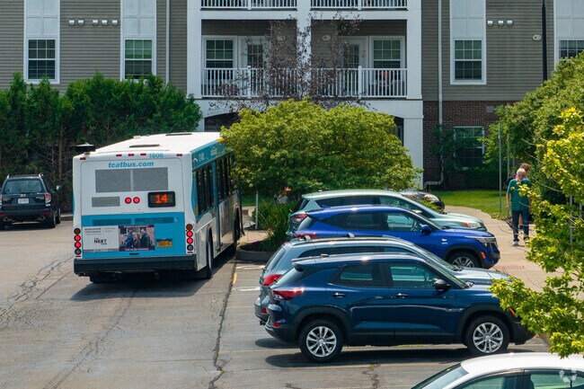 Public transportation can be found throughout Northwest Ithaca, and busses stop at apartments.