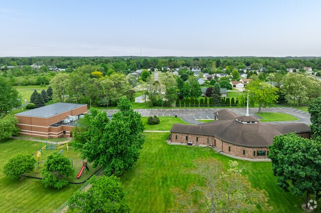 Lenawee Seventh-Day Adventist School has ample parking for teachers and parents during events.