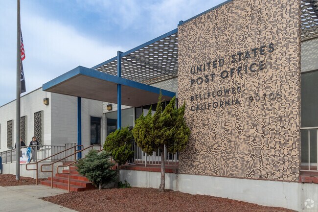 The USPS serves Bellflower and is also a significant employer in the city.
