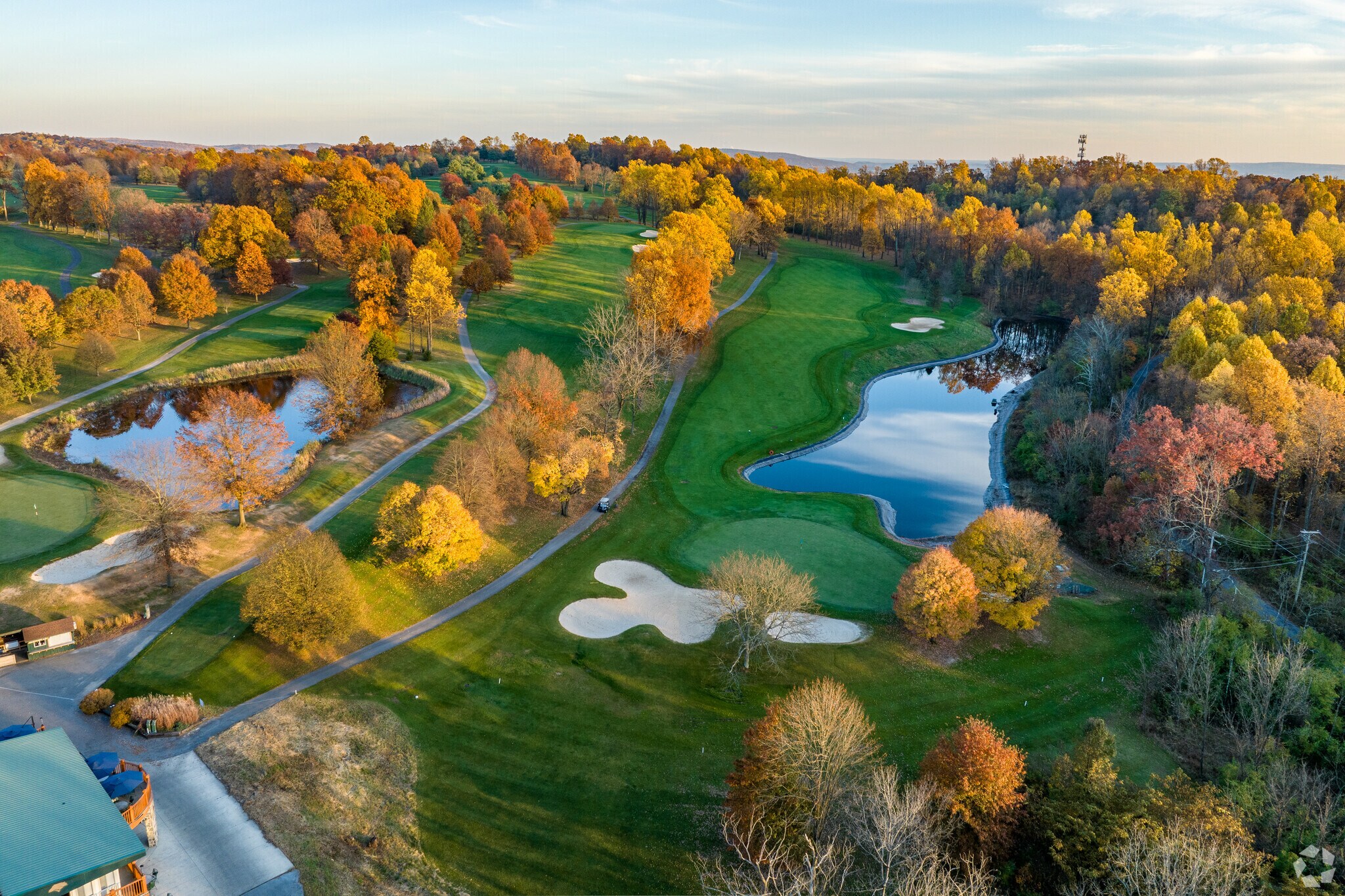 Hit the links at the beautiful Golden Oaks Golf Club in Oley.