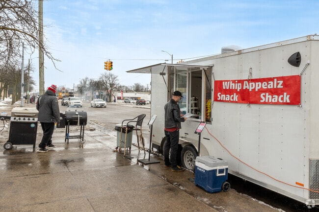 A variety of food trucks can be found along 7 Mile in Evergreen-Outer Drive.