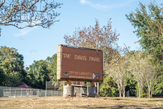 F E 'Pa' Davis Park  is a great place to get away from it all.