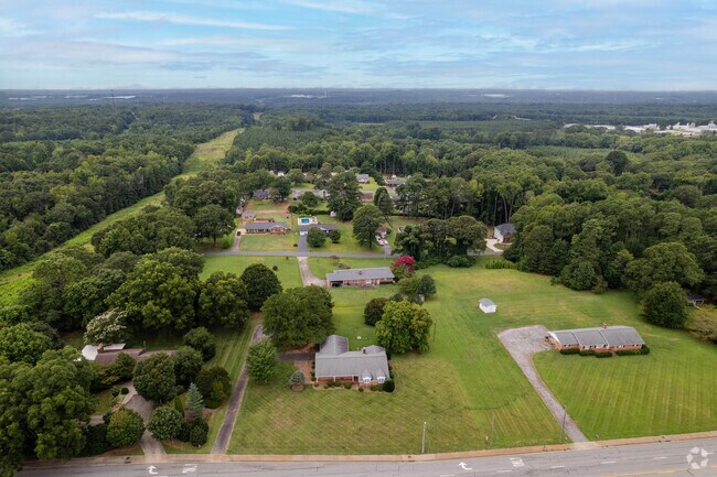 Most homes sit on larger plots of land in Roebuck.