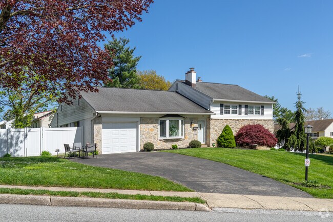 Homes in King of Prussia often feature single or double garages.