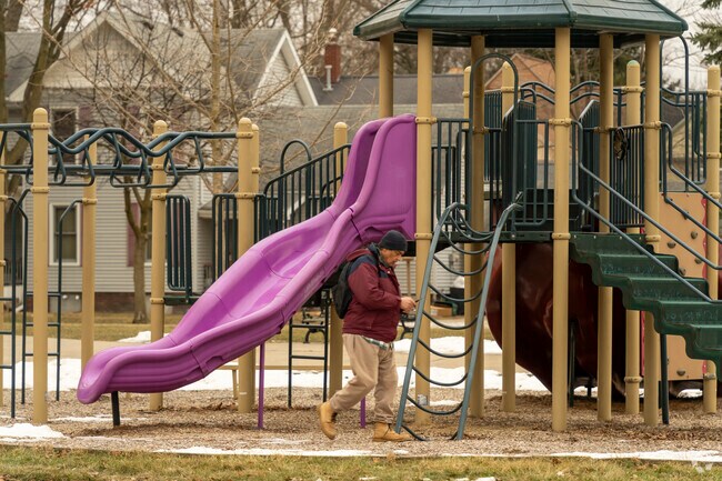 The playground at Roeser Park is a favorite for kids in Saginaw.