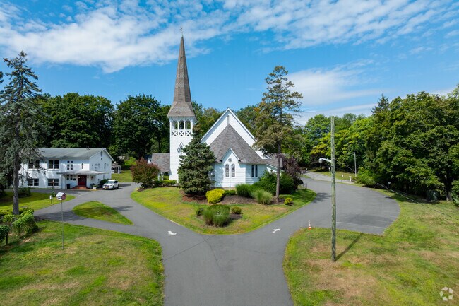 The Clarkstown Reformed Church is along Strawtown Road.