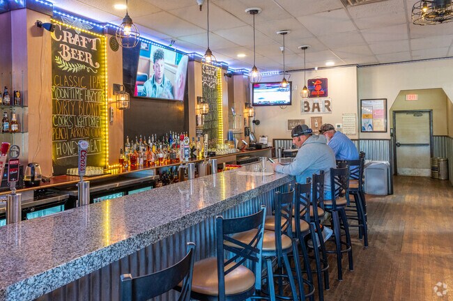 You can sit and watch the game at the bar inside The Backyard restaurant in Rancho Murieta.