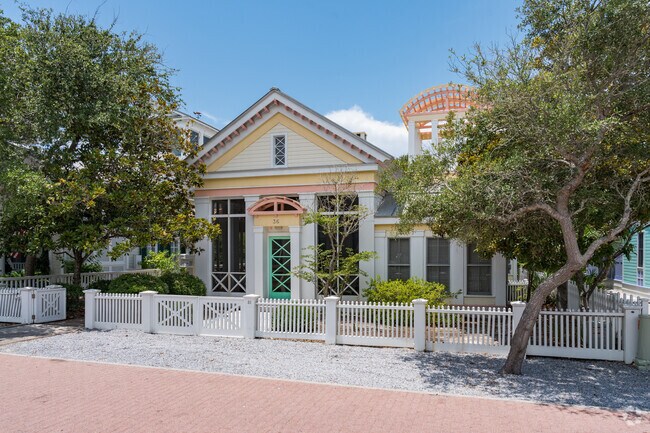 Seaside is home to the Truman Show house, offering a great picture spot.