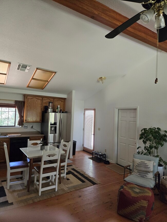 Front door and garage door