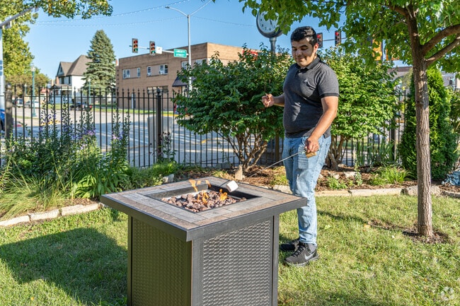 Residents love attending S'mores in the Garden, every Thursday throughout the summer.