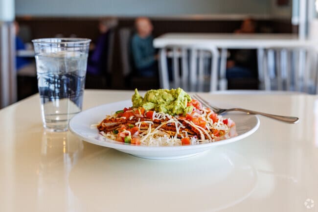 The Grotto West Coast Grill serves up fresh cuisine just outside the Meador Park neighborhood.