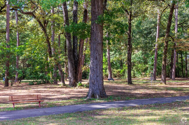 Airport Park near Sunset Acre has trails and picnic areas in a managed woodland setting.