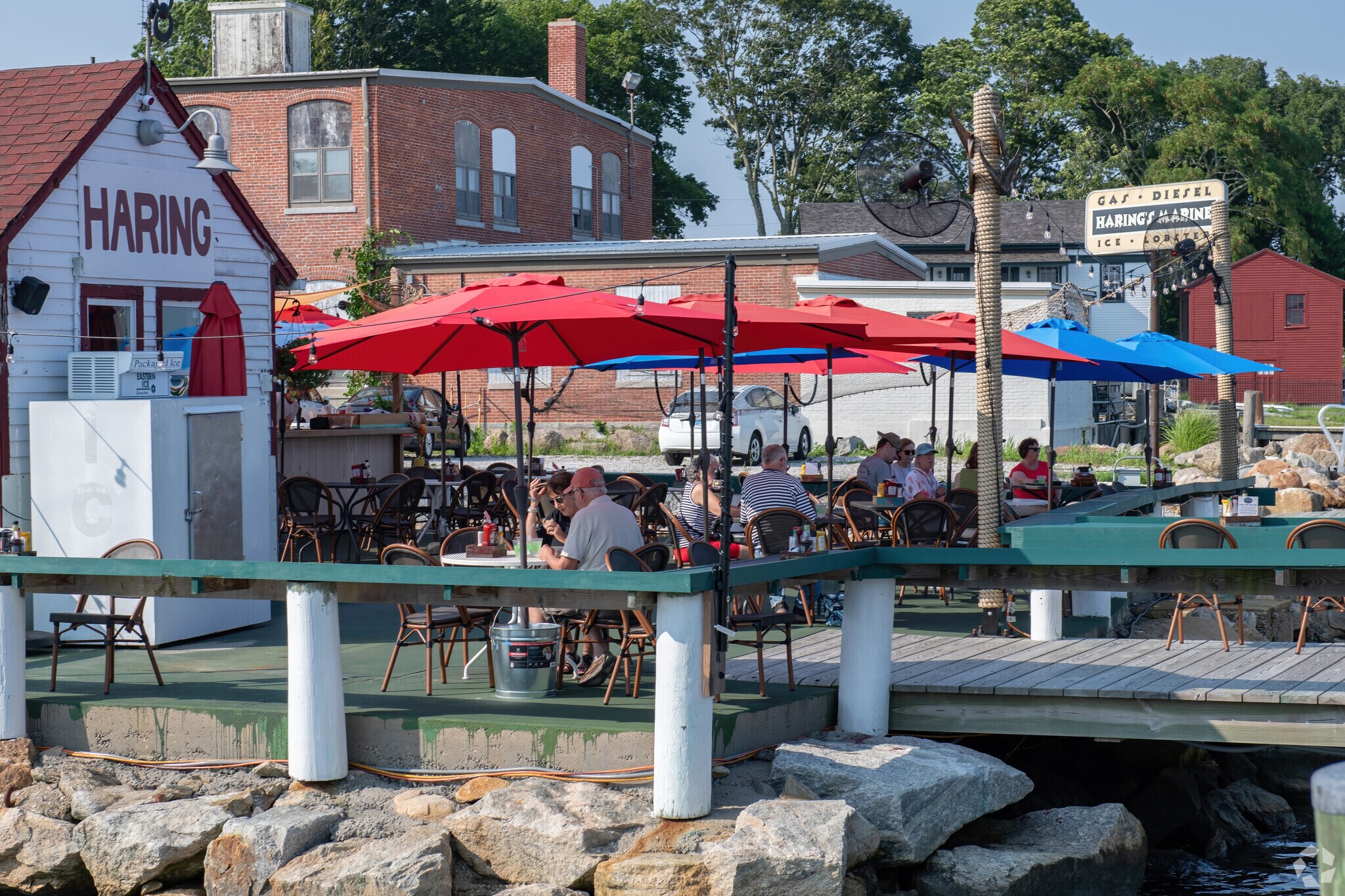 At the sign of Haring, Noank residents know that Haring's will hav ethe freshest catch around.