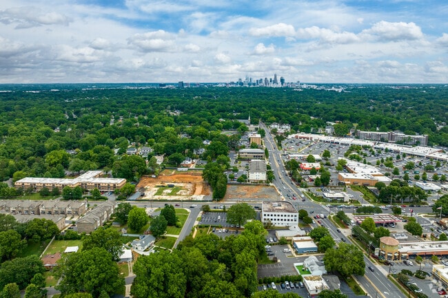 The Ashbrook-Clawson Village neighborhood in Charlotte, NC.