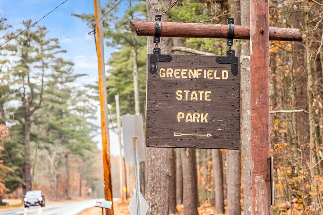 Enjoy seasonal camping and hiking at Greenfield State Park.