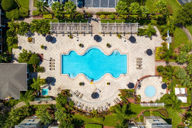 Most communities throughout Park Central offer residents a pool to cool off from the summer heat