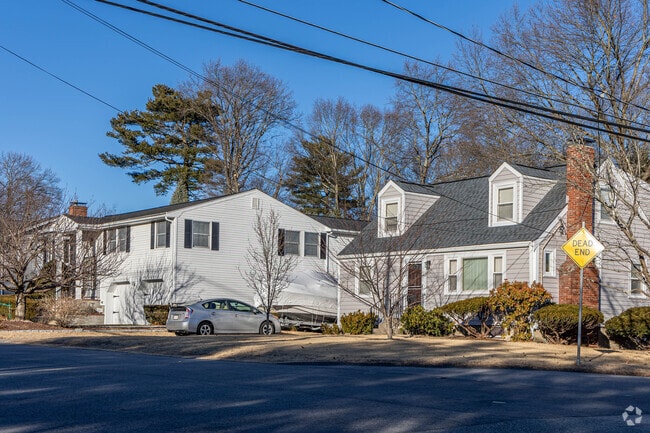 Dedham Village features a variety of homes including classic Cape Cods.