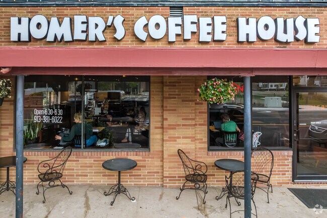 Live music and fresh brews make Homer’s Coffee a local favorite in downtown Overland Park.