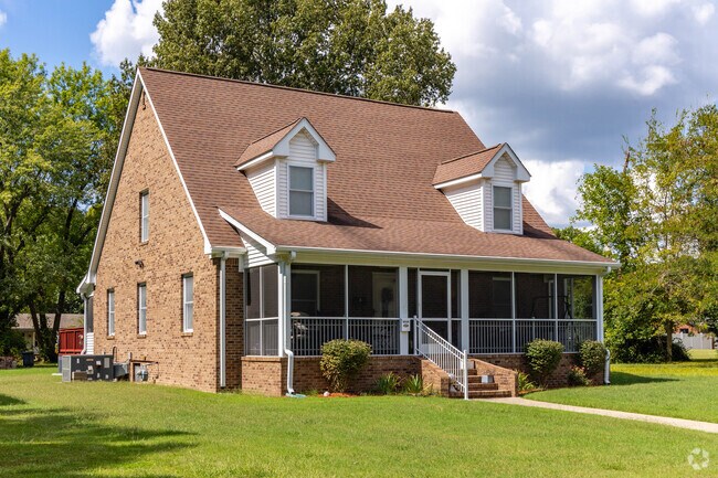 Rowlandtown is home to two-story traditional-style houses.