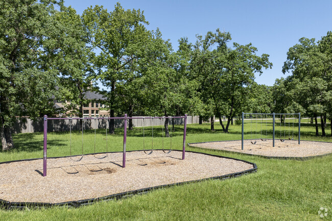 Salyers Elementary School kids have fun playing on the school's playgrounds.