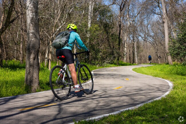 Locals in Kerrville can enjoy miles of biking or jogging on the Guadalupe River Trails.