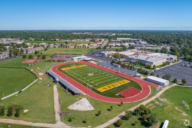 Here is an aerial view of Bishop Carroll Catholic High School.