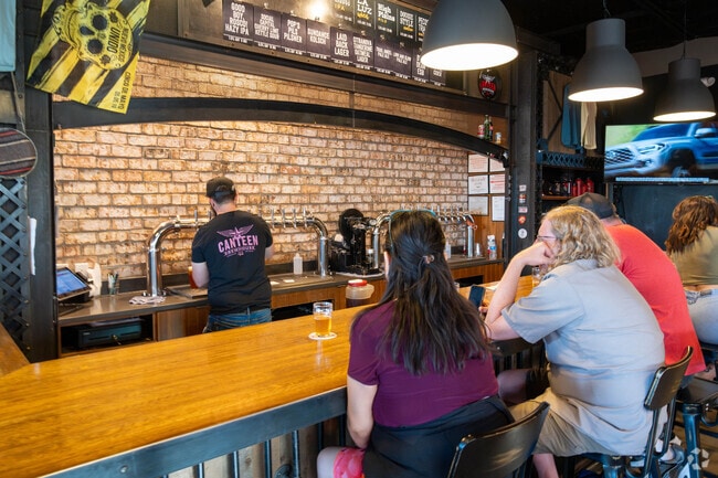 At Canteen Taproom, residents of Mirabella can enjoy trivia nights.