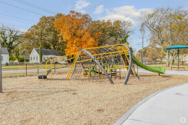 Explore Foxhall's playful side at the dynamic jungle gym.