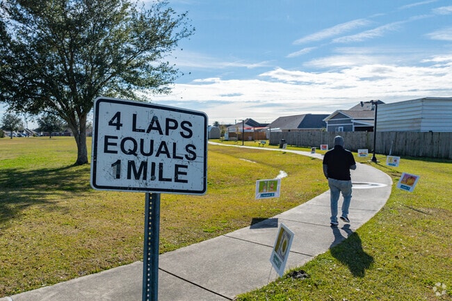 Westgate Park in Crescent has a running trail to help you get some exercise.