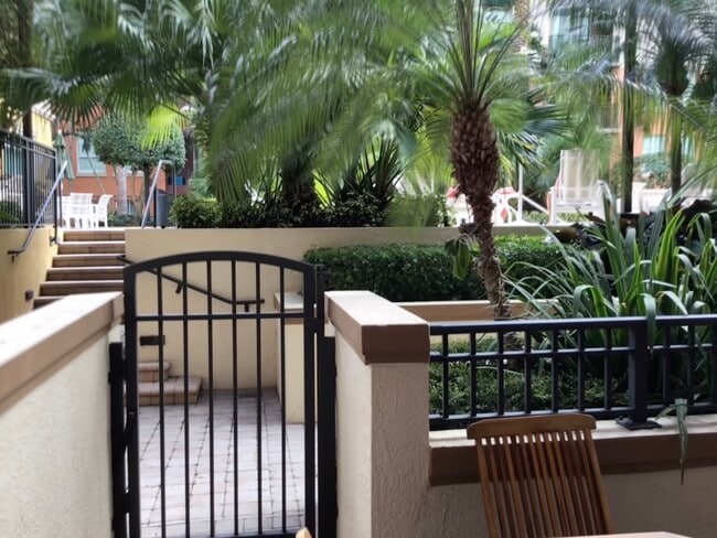 Gated patio ro pool