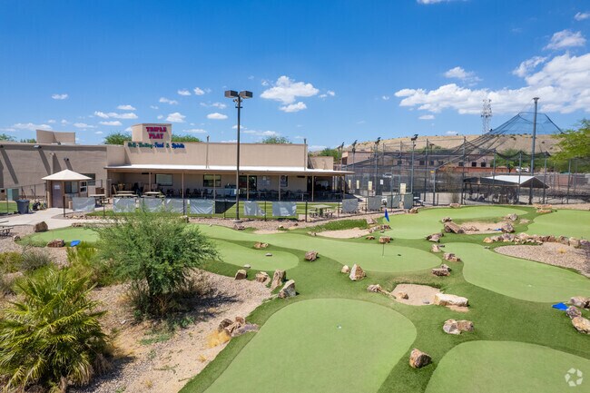 Triple Play offers mini golf, batting cages, and a large menu in Sahuarita.