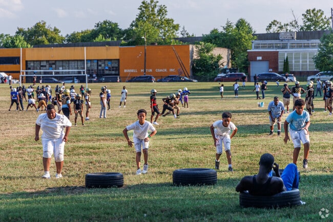 Jack Paulsen Park hosts summer football camps for all ages near the Parklane neighborhood.