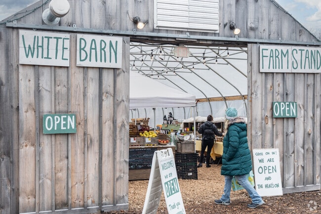 Visit White Bean Farm Stand in Wrentham year round for local produce and groceries.