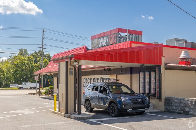 Red Run Grill serves barbeque through its drive-through window in Rouzerville.