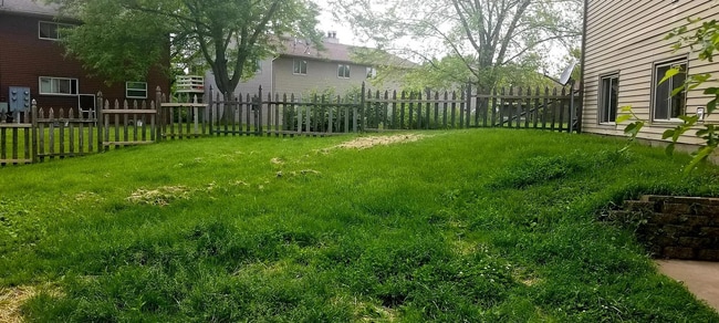 PRIVATE FENCED IN YARD