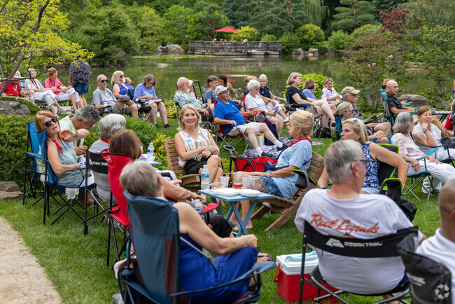 The Anderson Japanese Gardens offers a great summer concert series for locals to attend.