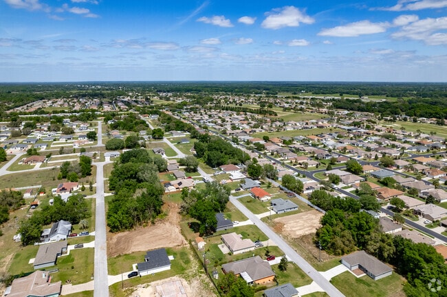 A beautiful aerial view of the many subdivisions in Marion Oaks.