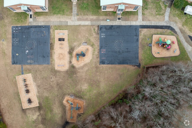 Echo Lake Elementary School has multiple playgrounds for students to enjoy during recess.