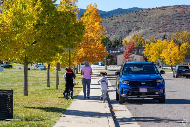Ken Caryl Ranch Community Park, near Dakota Station, features extensive walking paths.