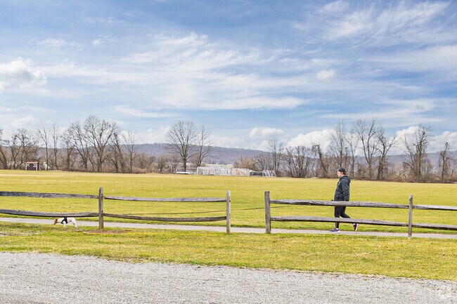 Enjoy the weather and take a walk around Independence Fields in Liberty Township.