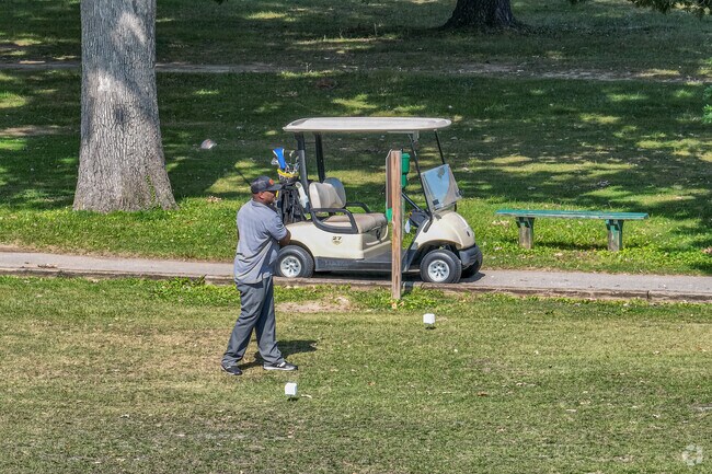 Forest Park Golf Course is a surprisingly challenging 9-hole course near Hunting Ridge.