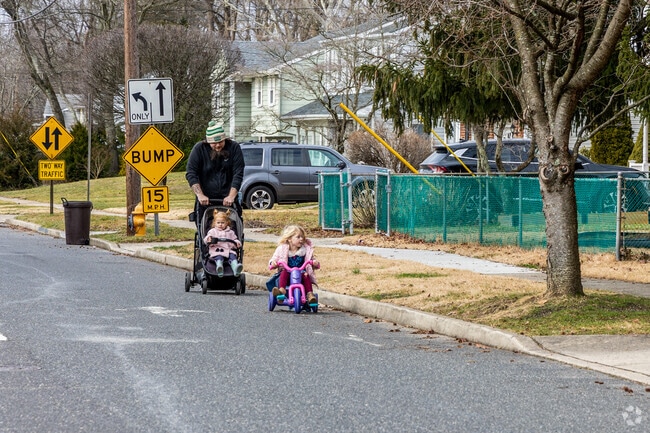 Heading to Saratoga Park for playtime near the Hi-Nella neighborhood.