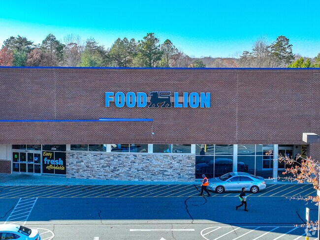 Huntington Woods folks often choose the nearby Food Lion for their grocery shopping.